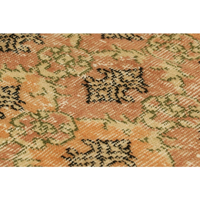 Mid-Century Modern Vintage Zeki Müren Rug in Beige With Colorful Geometric Pattern From Rug & Kilim For Sale - Image 3 of 7