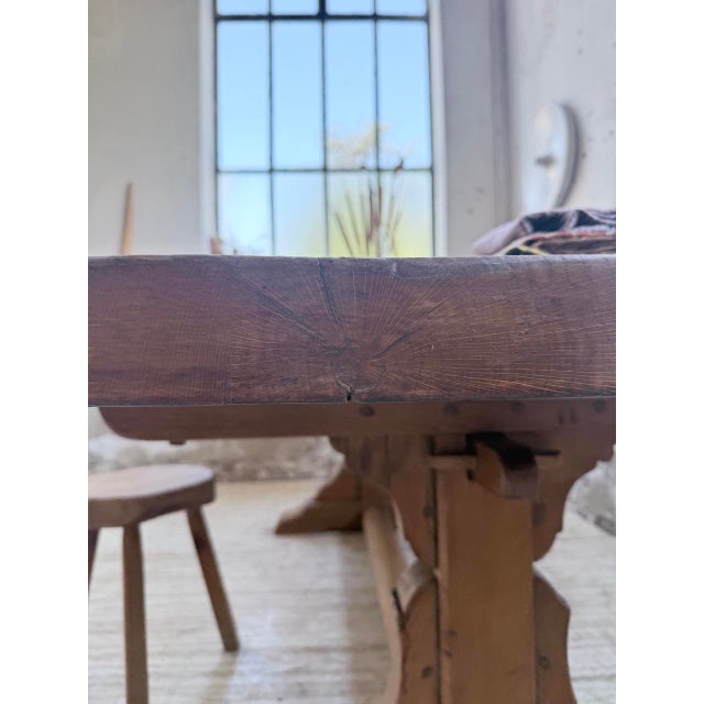 Monastery Table in Oak, 1950s For Sale - Image 16 of 18