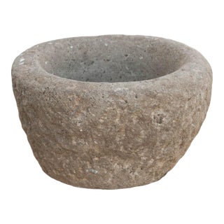 Farmhouse Stone Granite Bowl For Sale
