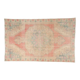 Oushak Vintage Kurdish Wool Rug For Sale