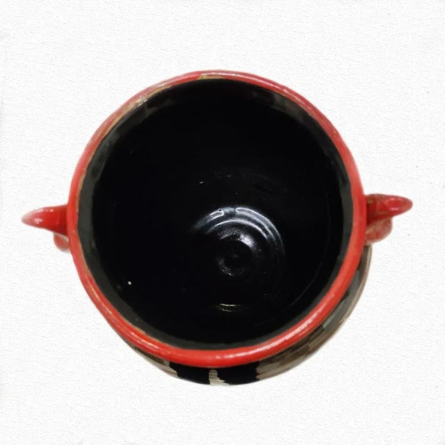 Terracotta Vase by Davide Fabbri for CIMA di Davide Fabbri, 1932 For Sale - Image 10 of 13