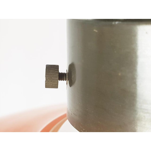 Orange Murano Glass Pendant Lamp by Alessandro Pianon for Vistosi, 1961 For Sale - Image 6 of 13