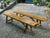 Brutalist Benches in Blond Elm from Aranjou, France, 1960s, Set of 2 For Sale - Image 18 of 18