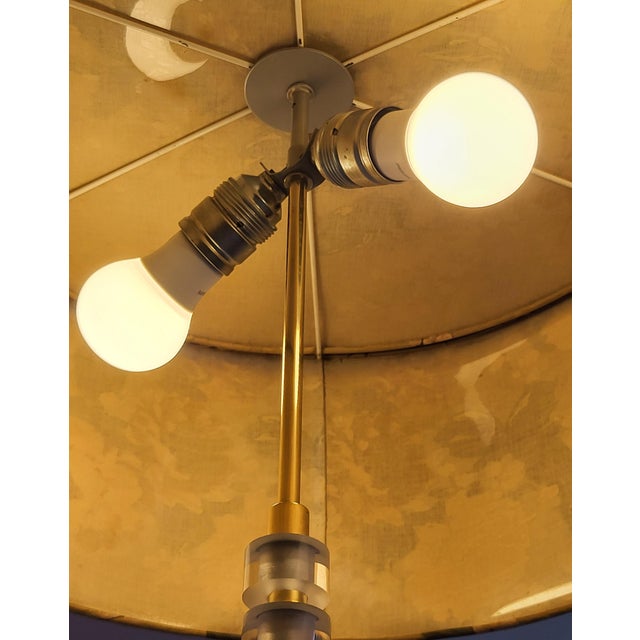1950s Mid-Century Modern Austrian Brass Floor Lamp, 1960s For Sale - Image 5 of 18