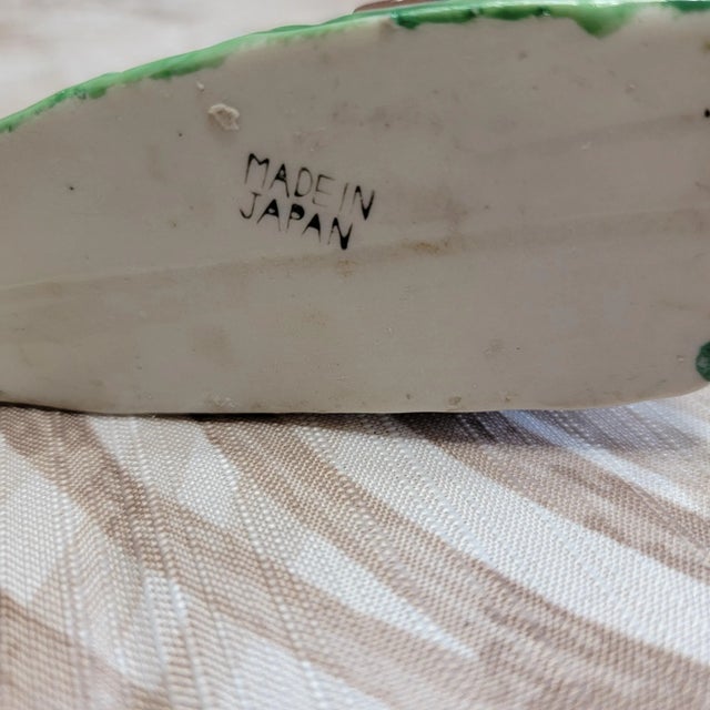 Mid 20th Century Japan Ashtray Figurine Girl With Donkey and Cart For Sale - Image 11 of 12