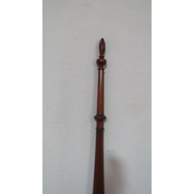 1990s 1990s Henkel Harris Cherry Carved Bed Queen Poster Designer For Sale - Image 5 of 8