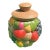 Vintage Ceramic Hand Painted Fruit Style Cookie Jar For Sale