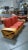 1950s Restored 10 Strand Square Pretzel Rattan 3-Seater Sectional Sofa For Sale - Image 5 of 6