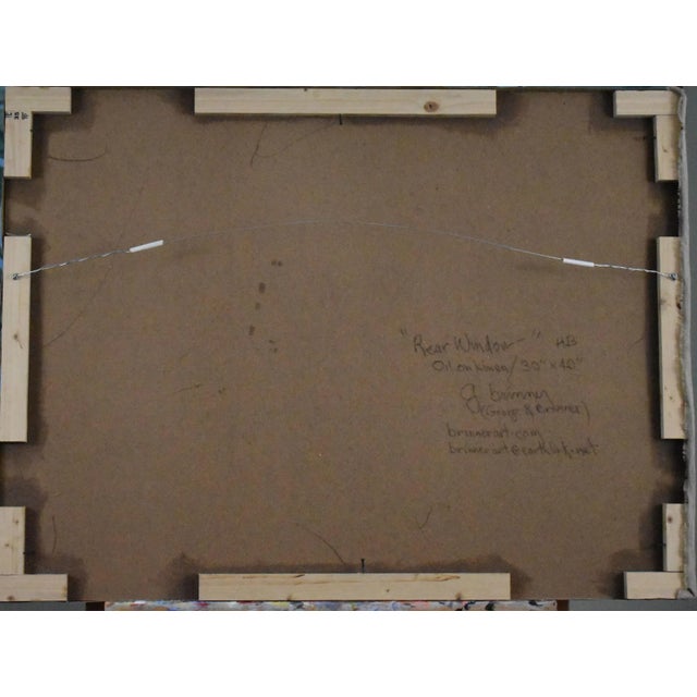 'Rear Window' was painted in my Maui Meadows studio overlooking the shore south of Kihei. It is painted in oil on a...