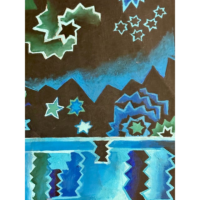 Blue Oil Painting - Henry Hagan For Sale - Image 8 of 14