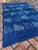 Vintage African Indigo Denim Shibori Mudcloth 60” L X 42” W Textile | No. 116 For Sale In Los Angeles - Image 6 of 8