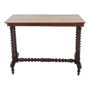 Victorian Sofa/Game Table in Walnut With Inlaid Game Board, England Circa 1860