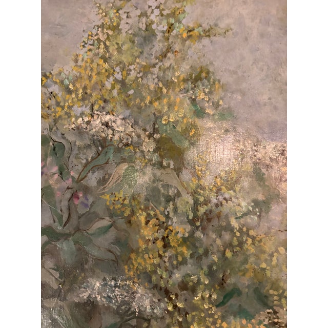 1970s 1970s Floral Still Life by Hans Kline, 1972 For Sale - Image 5 of 6