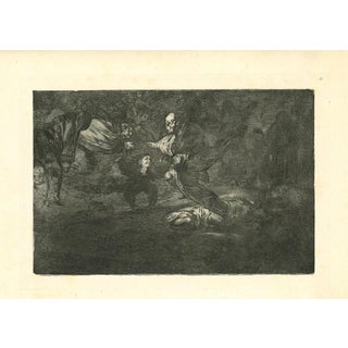 Francisco Goya, Disparate Fúnebre, 1875, Etching For Sale