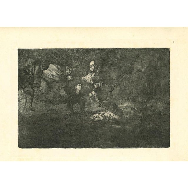 Francisco Goya, Disparate Fúnebre, 1875, Etching For Sale