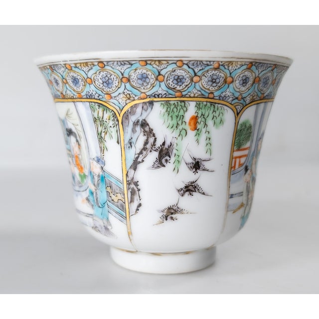 19th Century Chinese Export Famille Rose or Famille Verte Cup For Sale In New York - Image 6 of 14