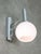 Silver Vintage Italian Chrome and Opaline Wall Lamp, 1970s For Sale - Image 8 of 8