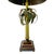 1980s Large Tole Palm Tree Table Lamp With Original Tole Shade by Decorative Crafts For Sale In San Diego - Image 6 of 12