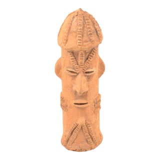 Early 20th Century Nok Or Sokoto Djenne Terracotta Clay Sculpture Nigeria For Sale
