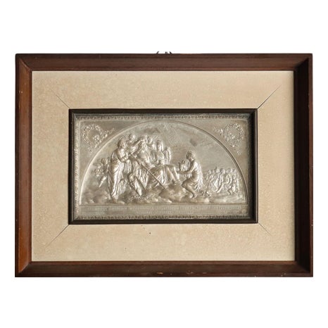 Giuseppe Ferraris, Bas-Relief, Metal For Sale