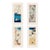 1970s Complete Suite of Pristine Hiroshige Handmade Ukiyo-E Woodblock Prints: Influential Bird & Flower Pillars - Set of 4 For Sale