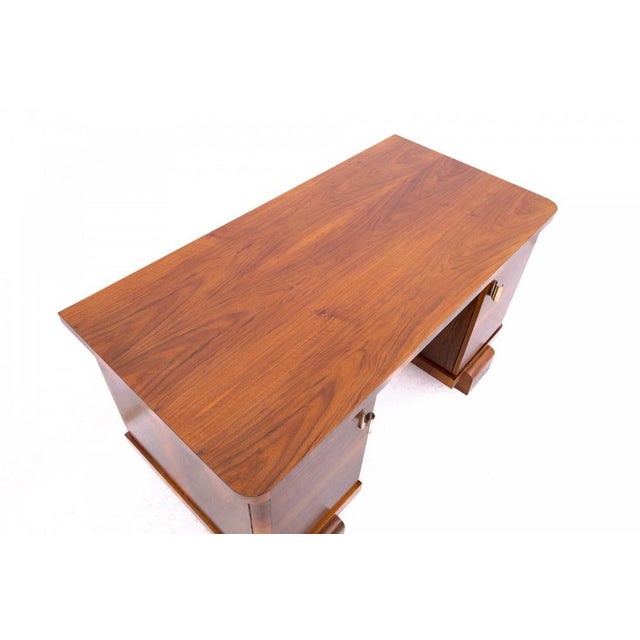 Art Deco Desk, Poland, 1940s For Sale - Image 10 of 16