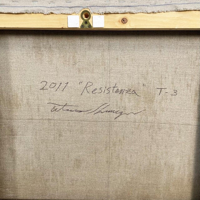 Beige Tetsuro Shimizu, T3 Resistance & T4 Persistence, 2011, Oil on Canvas Paintings, Set of 2 For Sale - Image 8 of 18