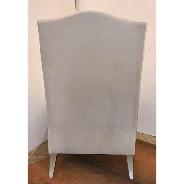 2020s Caracole Modern Oyster Velvet Let It Steep Lounge Chair For Sale - Image 5 of 6