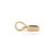 Metal 14k Solid Gold Modern Pink Sapphire Dainty Charm Pendant for Her For Sale - Image 7 of 16