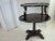 Brown Vintage Dark Tone Wood Two Tier Accent End Side Table Claw Legs For Sale - Image 8 of 9