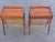 Beautiful Danish teak night stands from the mid 1960´s. Designed by Søren Rasmussen in the mid 1960's. The pair is in a...