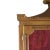 1970s Illuminated Gold Leaf Pagoda Cabinet For Sale In West Palm - Image 6 of 8