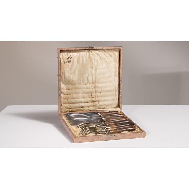 Mid 20th Century Germany Ivory Silver Serving Utensil For Sale - Image 4 of 17