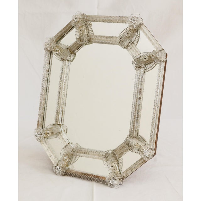 Vintage Venetian Wall Mirror, 1930s For Sale - Image 4 of 15