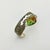 American 1990s Vintage Southwestern Navajo American Silversmith Fritson Toledo Sterling & Green Turquoise Cuff Bracelet - 7” For Sale - Image 3 of 18