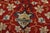 2000 - 2009 Kashan Rug 7’1” X 10’10” Red Wool Vintage Traditional Hand-Knotted Carpet For Sale - Image 5 of 14