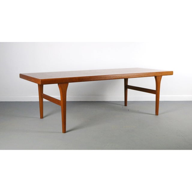 BOLD Danish Modern Coffee Table Attributed to Johannes Andersen For Sale In Orlando - Image 6 of 6
