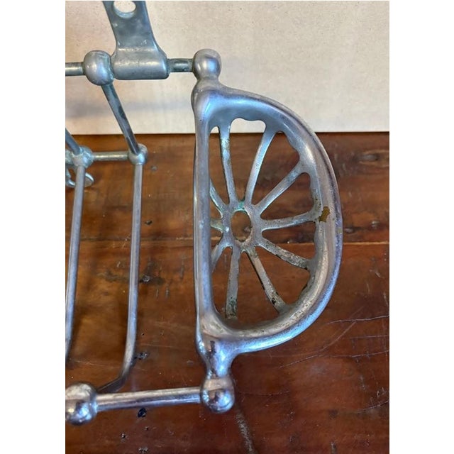 Metal Antique Industrial Wall Mounted Soap Caddy For Sale - Image 7 of 15