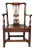 18th-Century Georgian Chippendale Oak Armchair For Sale