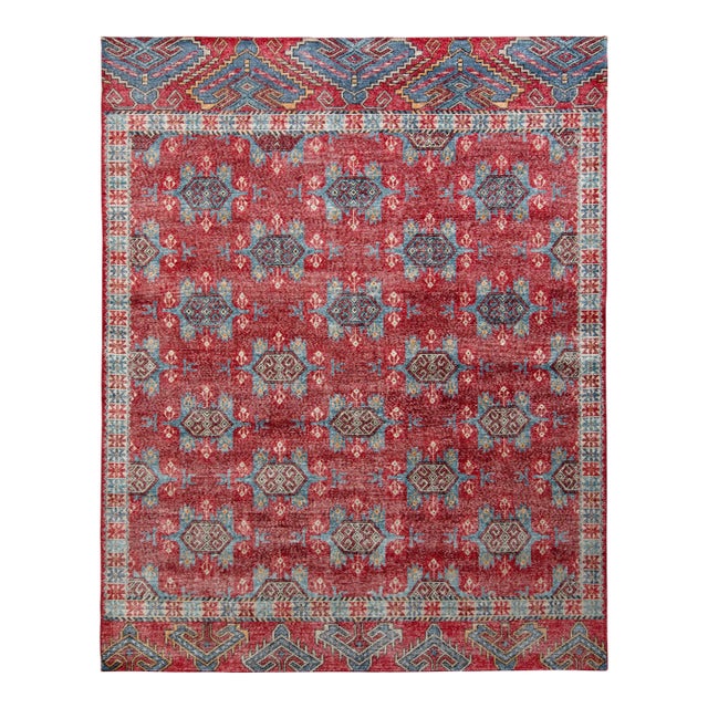 Rug & Kilim’s Esther Rug in Burgundy, 8x10 For Sale