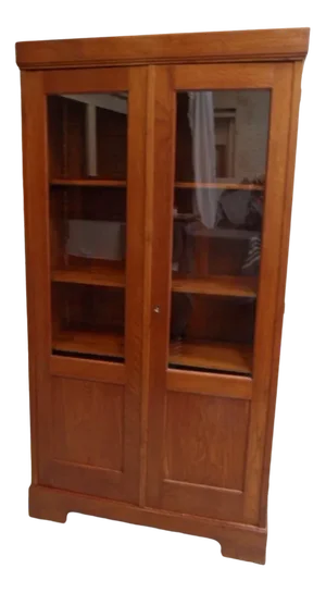 Vintage Dutch Oak Bookcase, 1890s