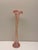 Tall Pink Slender Murano Art Glass Flower Vase For Sale - Image 9 of 9