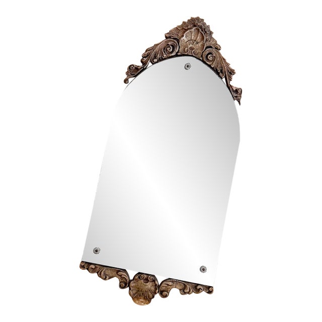 Antique Petite Gilt Mirror For Sale