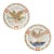 Pair of Russian Ornithological Plates by Kornilov Porcelain Factory, 1905 For Sale