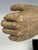 Antique Gesso-Painted Hand Fragment on Stand, 1800 For Sale - Image 10 of 14