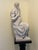 Grand 70" Vintage Solid Cast Stone "Moses" Statue With 360° Swivel Pedestal For Sale - Image 4 of 10