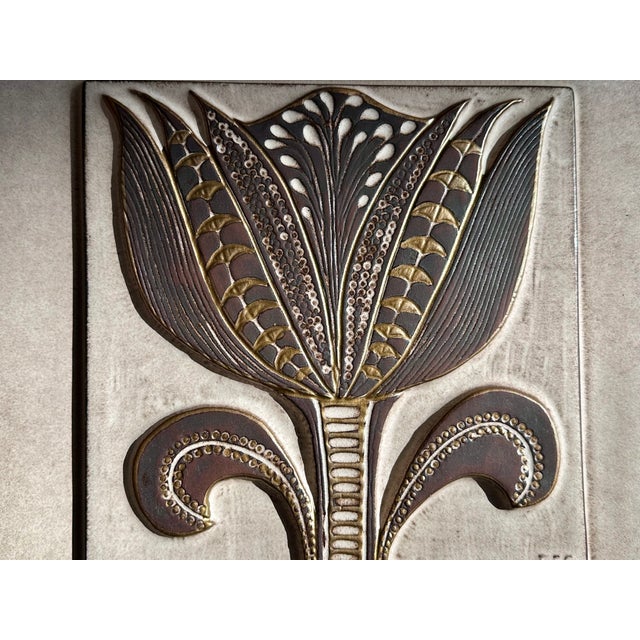 1970s Ceramic Wall Reliefs by Ceramano, Germany, 1970s, Set of 2 For Sale - Image 5 of 15
