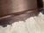 Wooden Hanging Wall Shelf With 3 Brass Hooks For Sale - Image 4 of 5