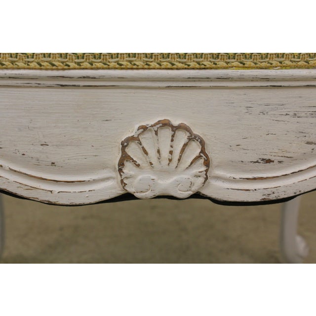 Stunning Pair Decorator Upholstered Modern French Armchairs For Sale - Image 10 of 13