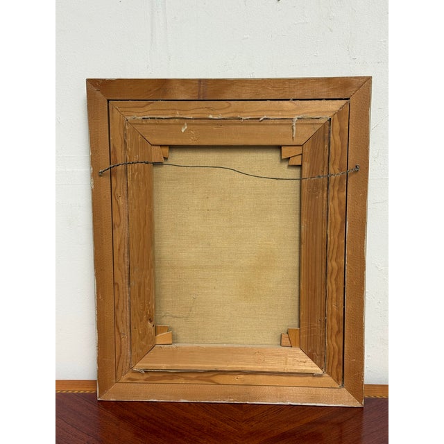 Late 20th Century J.Lamm Female Portrait Oil Painting, Framed For Sale - Image 10 of 12